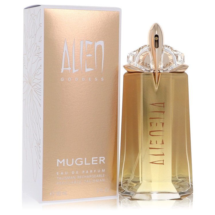 alien goddess by thierry mugler eau de parfum spray refillable 3 oz