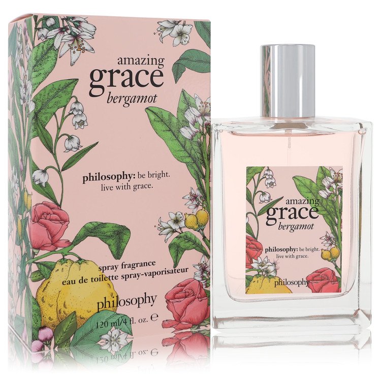 amazing grace bergamot by philosophy eau de toilette spray 4 oz