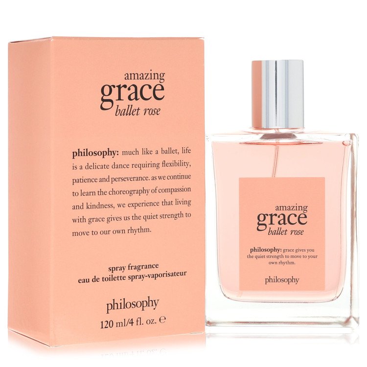 amazing grace ballet rose by philosophy eau de toilette spray 4 oz