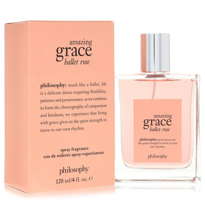 amazing grace ballet rose by philosophy eau de toilette spray 4 oz