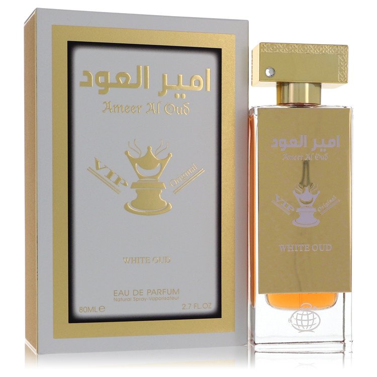 ameer al oud vip original white oud by fragrance world eau de parfum spray (unisex) 2.7 oz