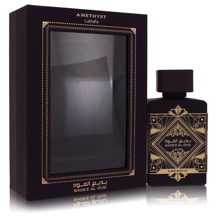 lattafa badee al oud amethyst by lattafa eau de parfum spray (unisex) 3.4 oz