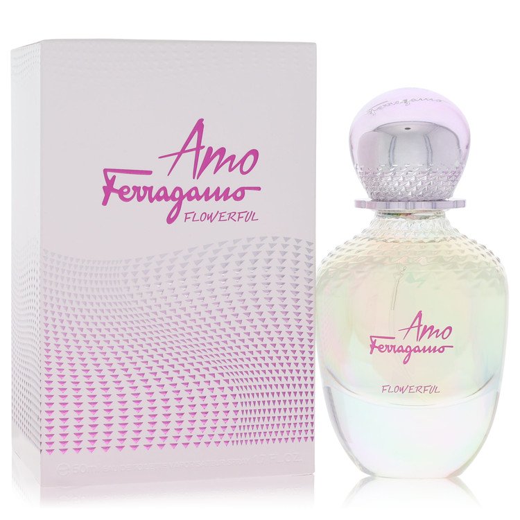 amo ferragamo flowerful by salvatore ferragamo eau de toilette spray 1.7 oz