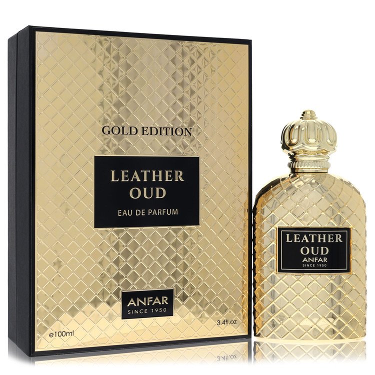 anfar leather oud gold edition by anfar eau de parfum spray 3.4 oz