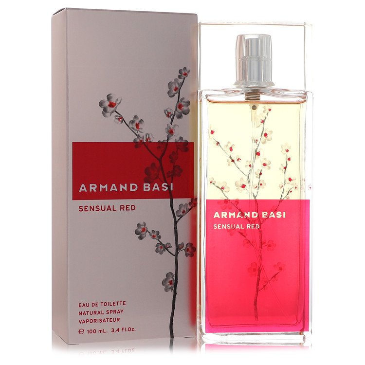 armand basi sensual red by armand basi eau de toilette 3.4 oz
