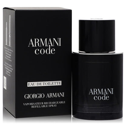 armani code by giorgio armani eau de toilette spray refillable 1.7 oz