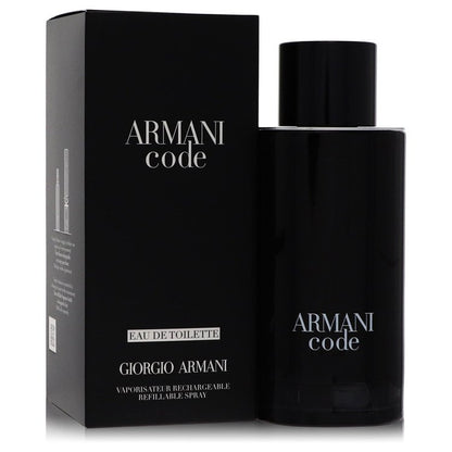 armani code by giorgio armani eau de toilette spray refillable 4.2 oz