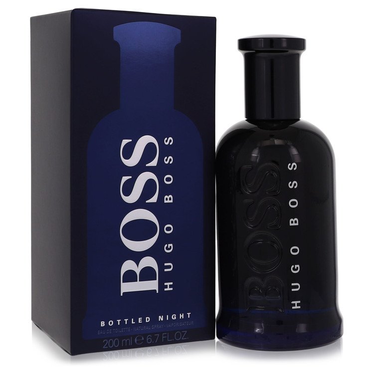 boss bottled night by hugo boss eau de toilette spray 6.7 oz