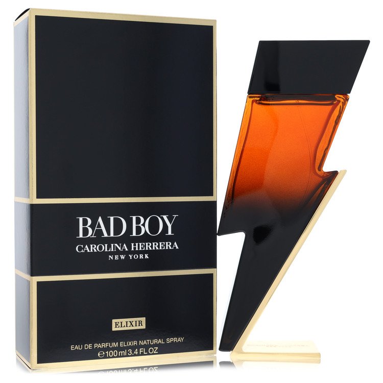 bad boy elixir by carolina herrera parfum 3.4 oz
