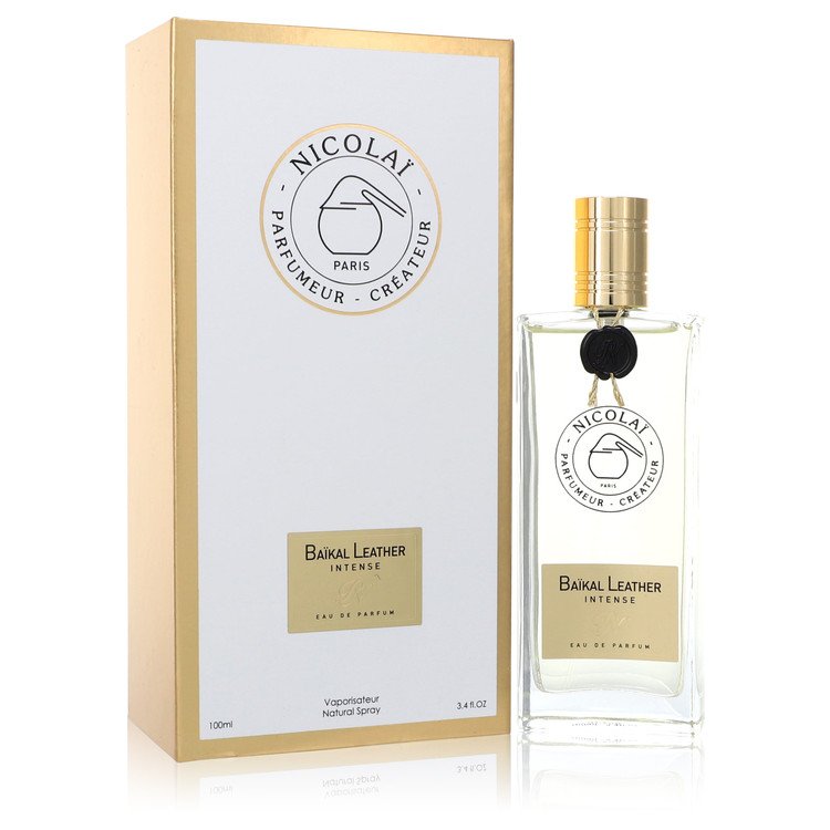 baikal leather intense by nicolai eau de parfum spray (unisex) 3.4 oz