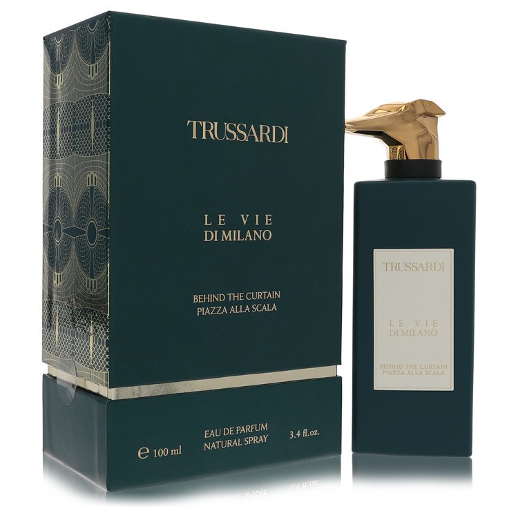 behind the curtain plazza alla scala by trussardi eau de parfum spray (unisex) 3.4 oz
