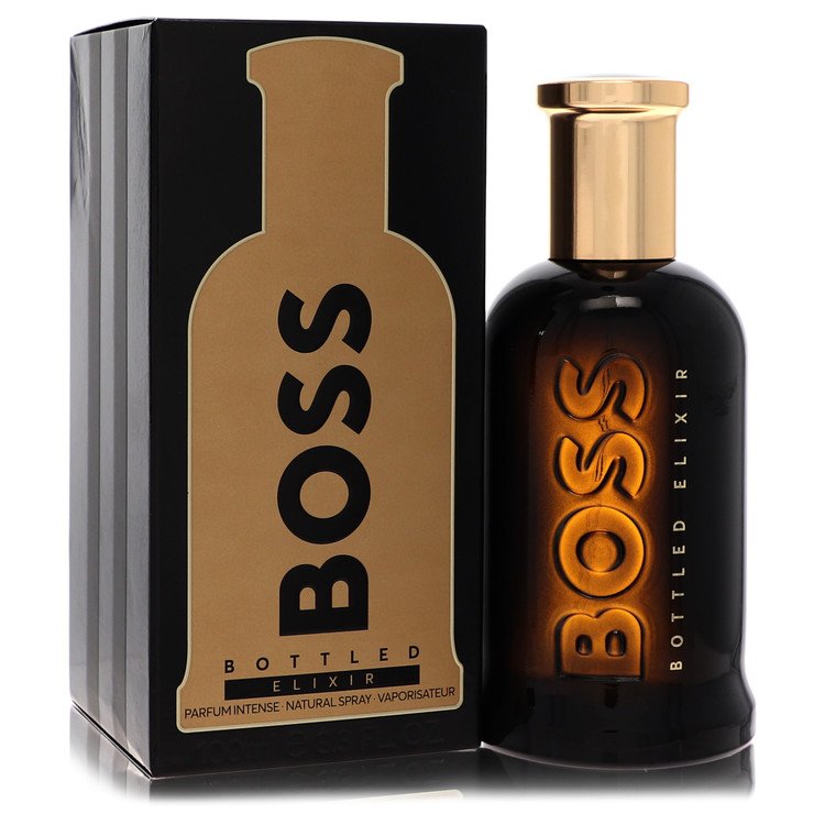 boss bottled elixir by hugo boss parfum 3.4 oz