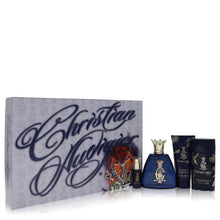 christian audigier cologne gift set - 3.4 oz eau de toilette spray + .25 oz min edt + 3 oz body wash + 2.75 deodorant stick --