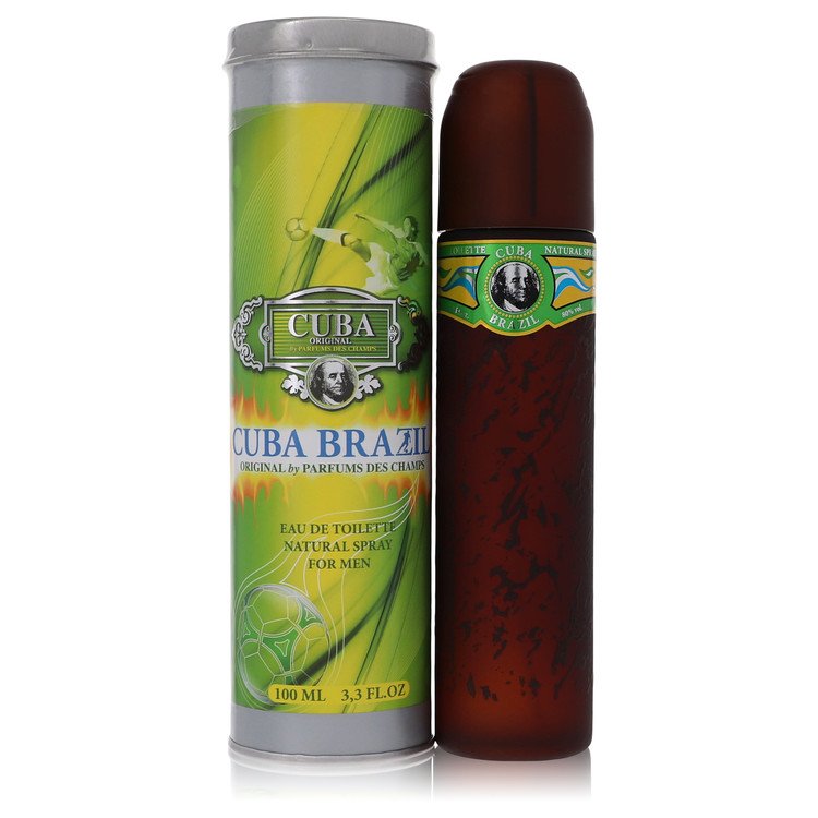 cuba brazil by fragluxe eau de toilette spray 3.4 oz