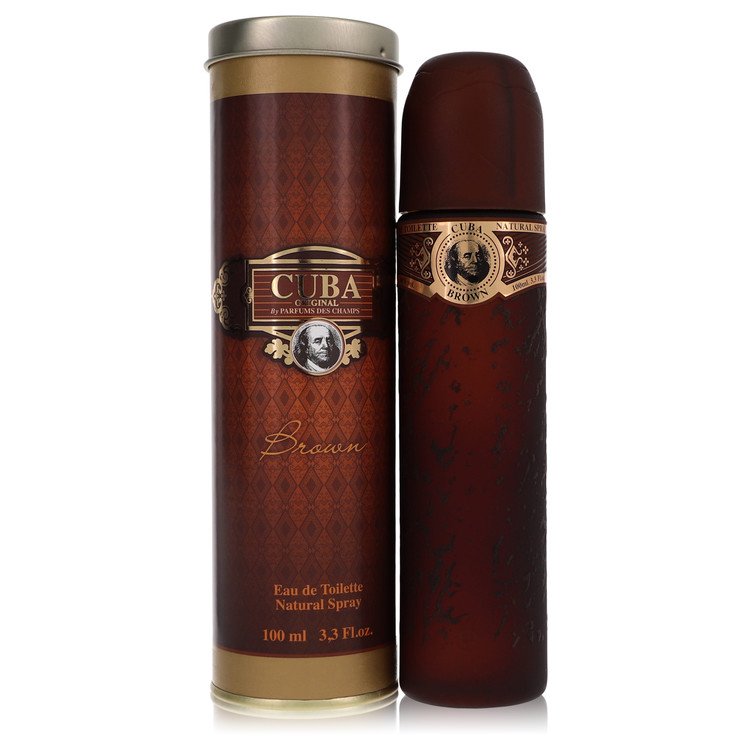 cuba brown by fragluxe eau de toilette spray 3.4 oz