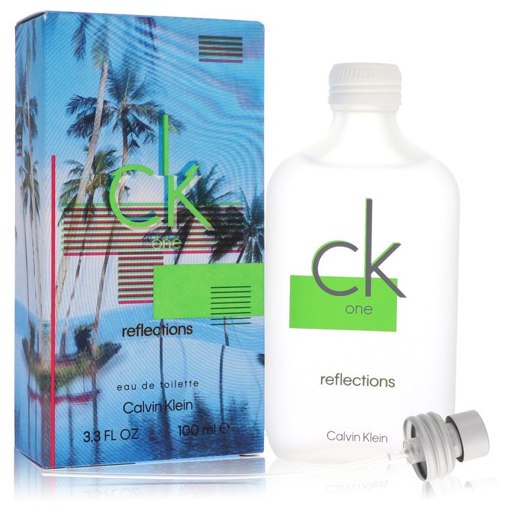 ck one reflections by calvin klein eau de toilette 3.4 oz