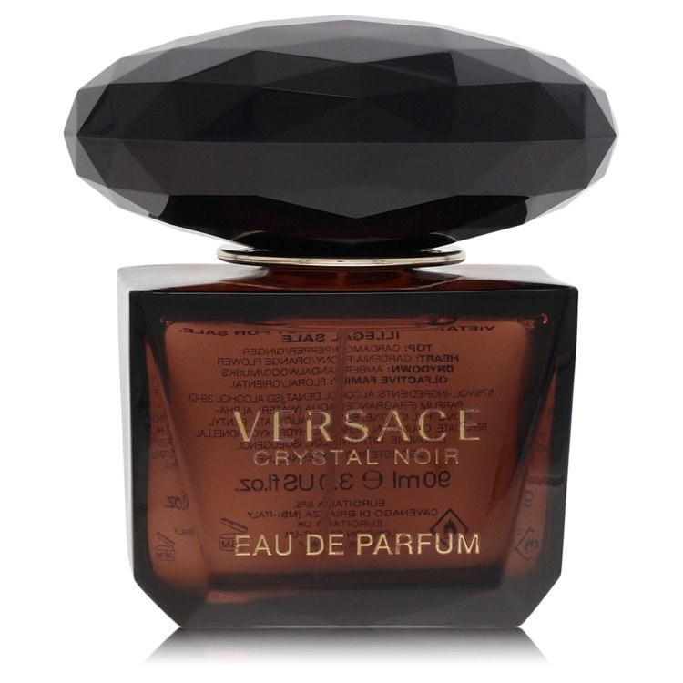 crystal noir by versace eau de parfum spray (tester) 3 oz