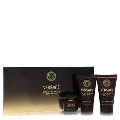 crystal noir by versace gift set -- --
