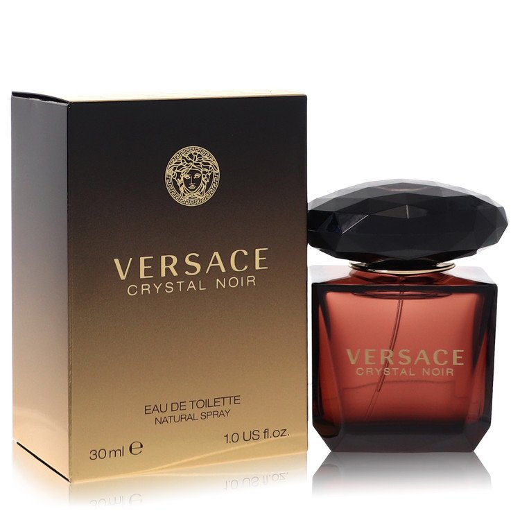 crystal noir by versace eau de toilette spray 1 oz