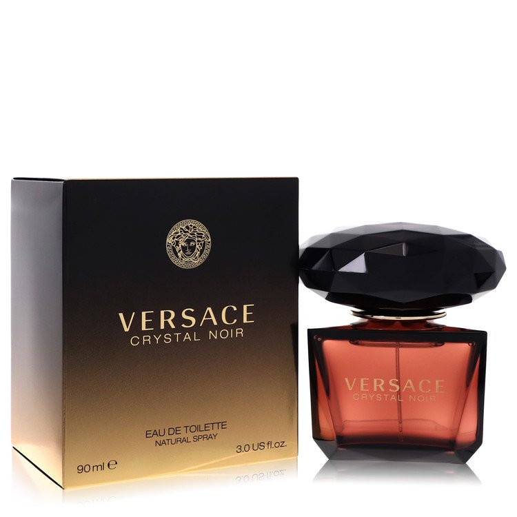 crystal noir by versace eau de toilette spray 3 oz