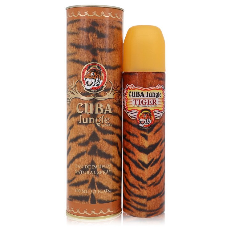 cuba jungle tiger by fragluxe eau de parfum spray 3.4 oz