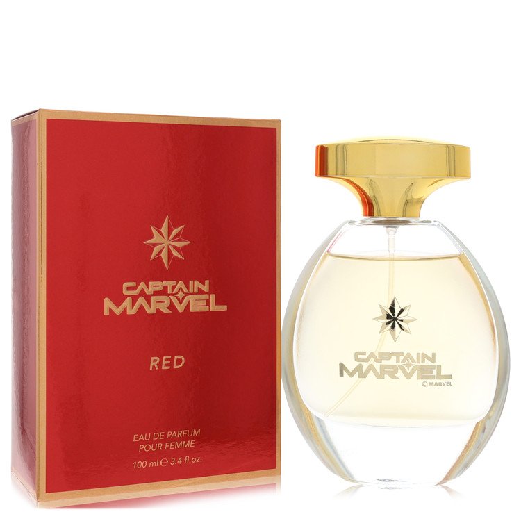 captain marvel red by marvel eau de parfum spray 3.4 oz