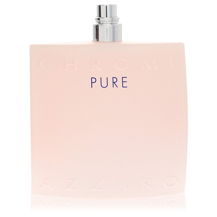 chrome pure by azzaro eau de toilette spray (tester) 3.4 oz