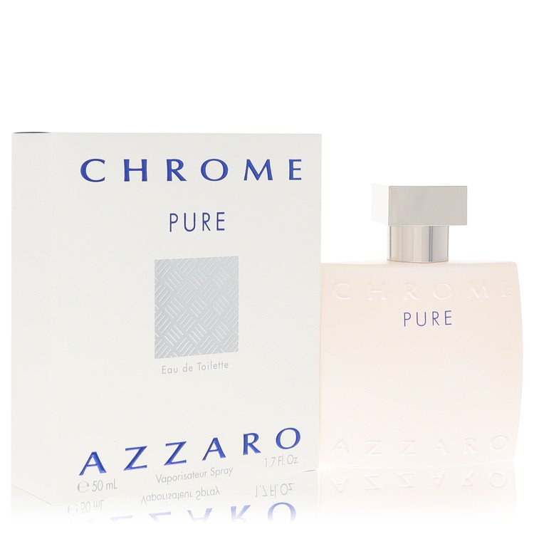 chrome pure by azzaro eau de toilette spray 1.7 oz