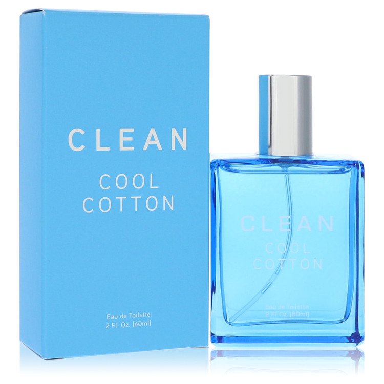 clean cool cotton by clean eau de toilette spray 2 oz