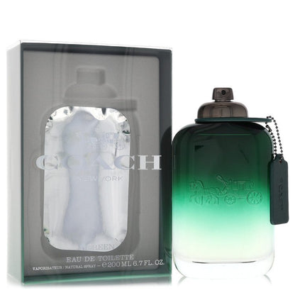 coach green by coach eau de toilette spray 6.7 oz
