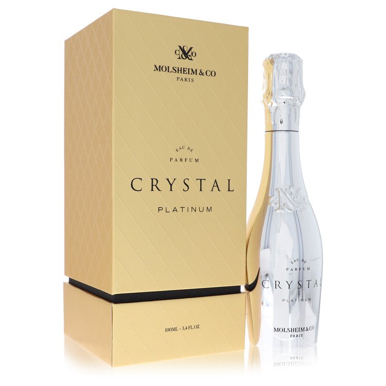 crystal platinum by molsheim & co eau de parfum spray 3.4 oz