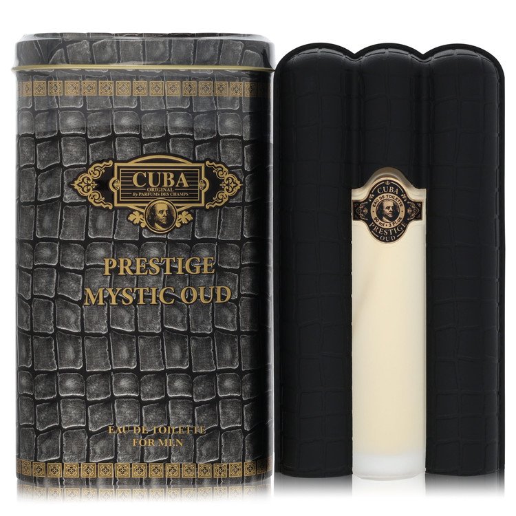 cuba prestige mystic oud by fragluxe eau de toilette spray 3.0 oz