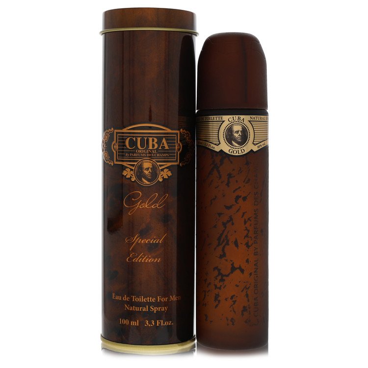 cuba gold special edition by fragluxe eau de toilette spray 3.4 oz