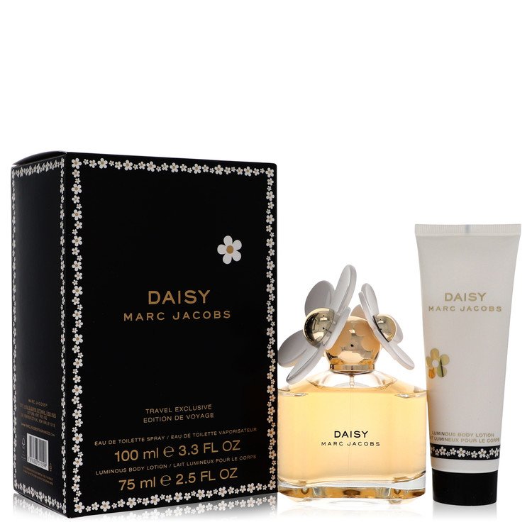 daisy by marc jacobs gift set - 3.4 oz eau de toilette spray + 2.5 oz body lotion --