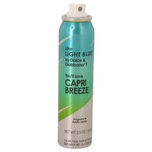 designer imposters capri breeze by parfums de coeur body spray 2.5 oz