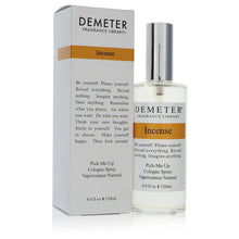 demeter incense by demeter cologne spray (unisex) 4 oz