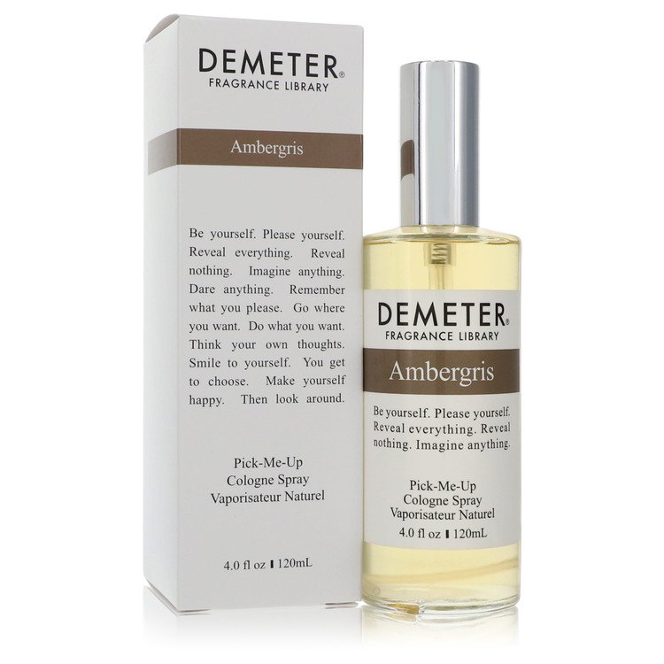 demeter ambergris by demeter pick me up cologne spray (unisex) 4 oz