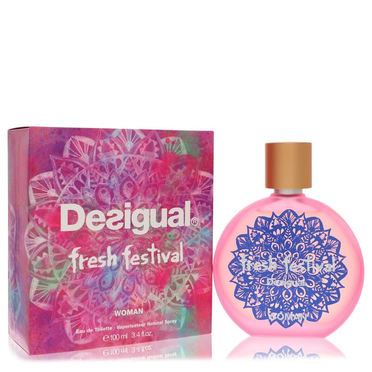 desigual fresh festival by desigual eau de toilette spray 3.4 oz