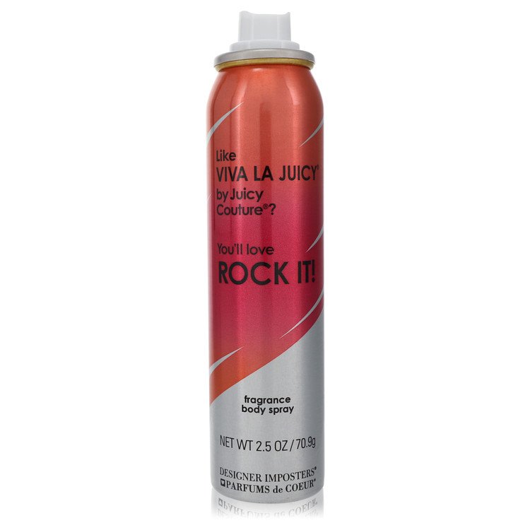 designer imposters rock it! by parfums de coeur body spray (tester) 2.5 oz