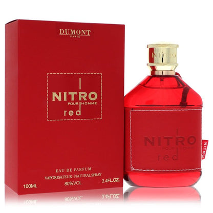 dumont nitro red by dumont paris eau de parfum spray 3.4 oz