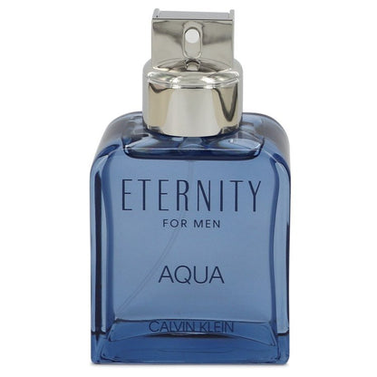 eternity aqua by calvin klein eau de toilette spray (tester) 3.4 oz