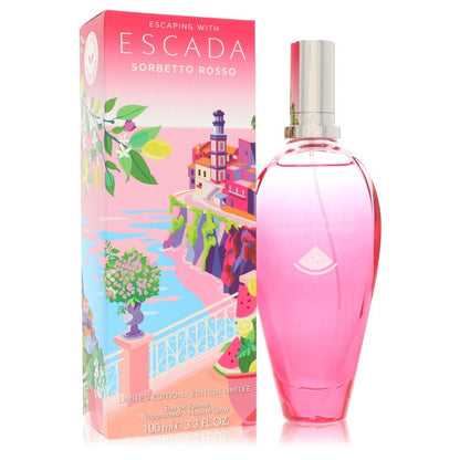 escada sorbetto rosso by escada eau de toilette spray (limited edition) 3.3 oz