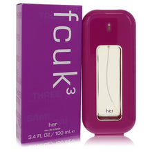 fcuk 3 by french connection eau de toilette spray 3.4 oz