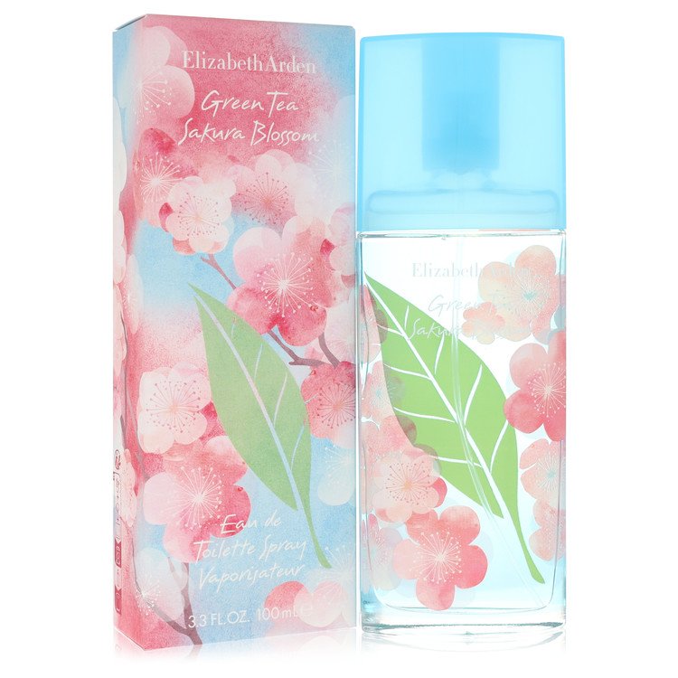 green tea sakura blossom by elizabeth arden eau de toilette spray 3.3 oz