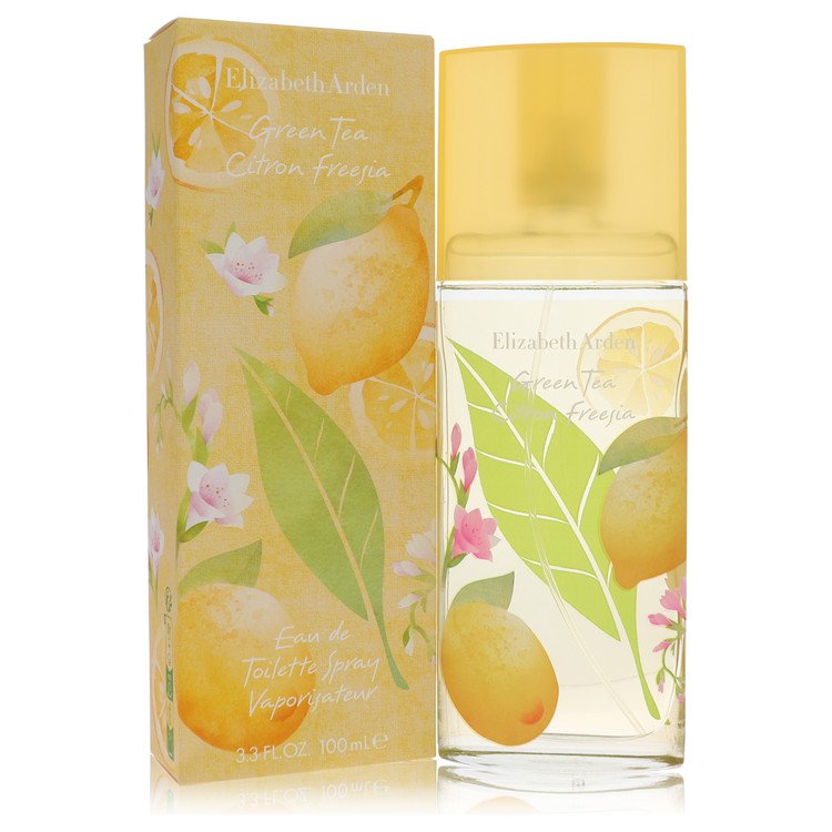 green tea citron freesia by elizabeth arden eau de toilette spray 3.4 oz