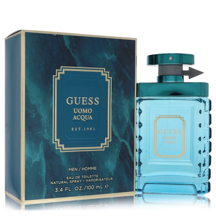 guess uomo acqua by guess eau de toilette spray 3.4 oz