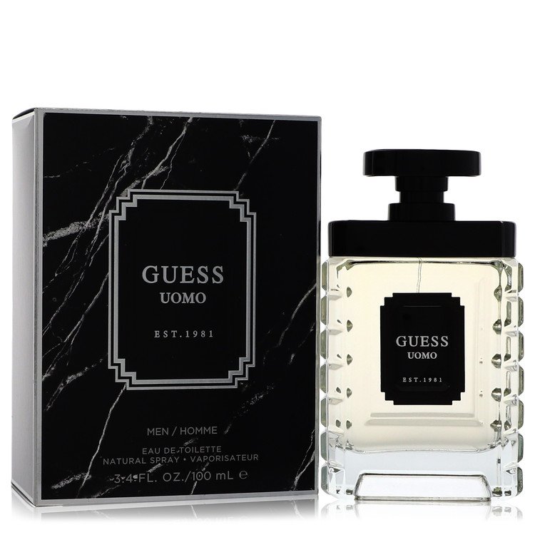 guess uomo by guess eau de toilette spray 3.4 oz