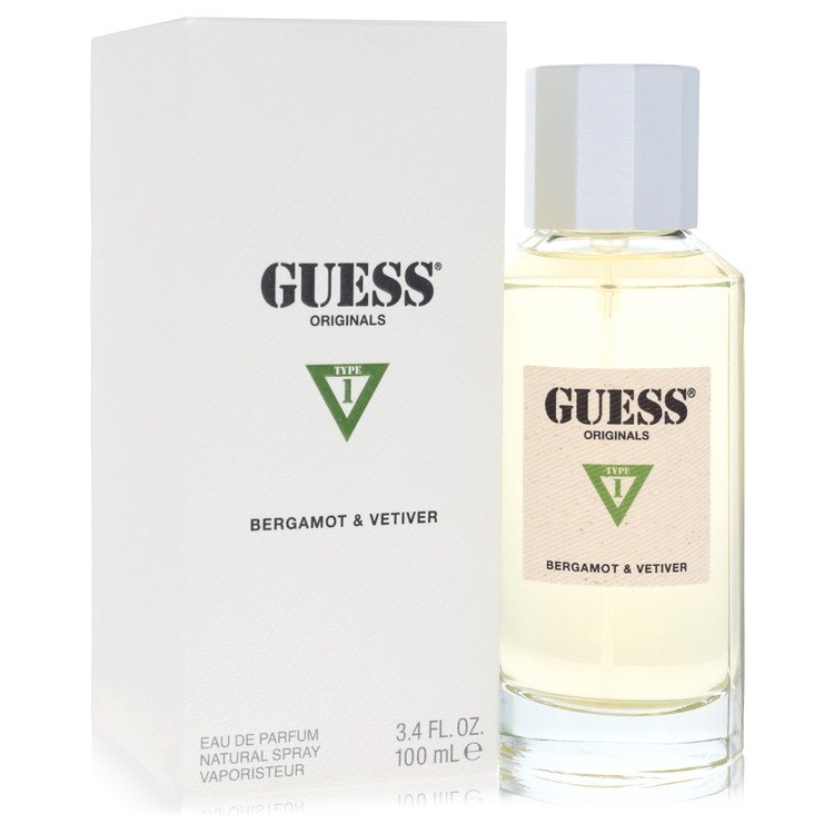 guess originals type 1 bergamot & vetiver by guess eau de parfum spray 3.4 oz