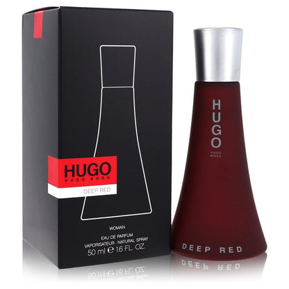 hugo deep red by hugo boss eau de parfum spray 1.6 oz