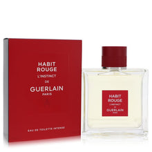 habit rouge l\'instinct by guerlain eau de toilette intense spray 3.3 oz